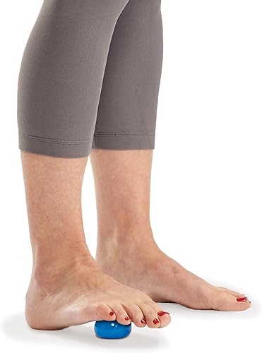 Miniatura 4 de OPTP Mini bolas  Juego de bolas de auto-masaje rellenas de aire de vinilo (2 piezas) para terapia de manos y pies, pequeñas bolas de terapia para