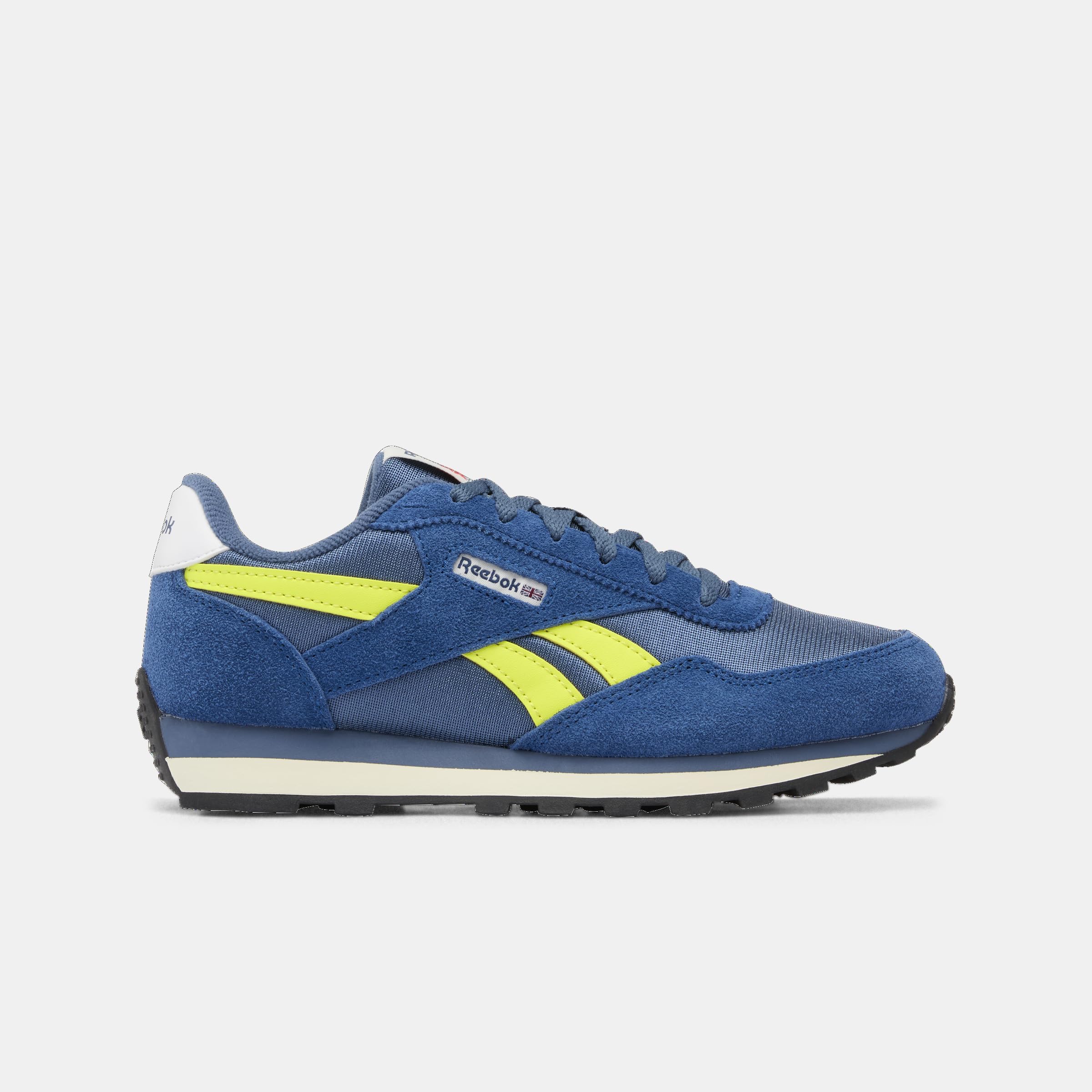 Reebok Unisex Children's Classic Az Trainers, Shadow Batik Blue Solar Acid Yellow, 38 EU