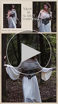 Amazon.com: Women Renaissance Costume Split Bell Sleeve