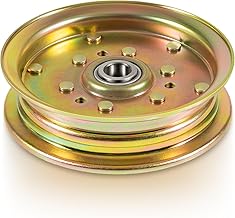88663 Flat Idler Pulley for Power Transmission - 5" Flat Diameter, 5/8" Bore, 5-3/4" Outside Diameter - Compatible with Zero Turn Riding Mowers, Estate Series ZT, ATH Finish Mowers & More