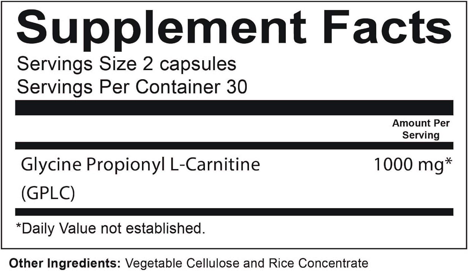 GlycoTrax™ - High Absorption GPLC Supplement - No Artificial Fillers - GPLC Glycine Propionyl-L-Carnitine Capsules by Vitamonk™ - Supplements to Support Healthy Blood Flow - 60 Capsules : Health & Household