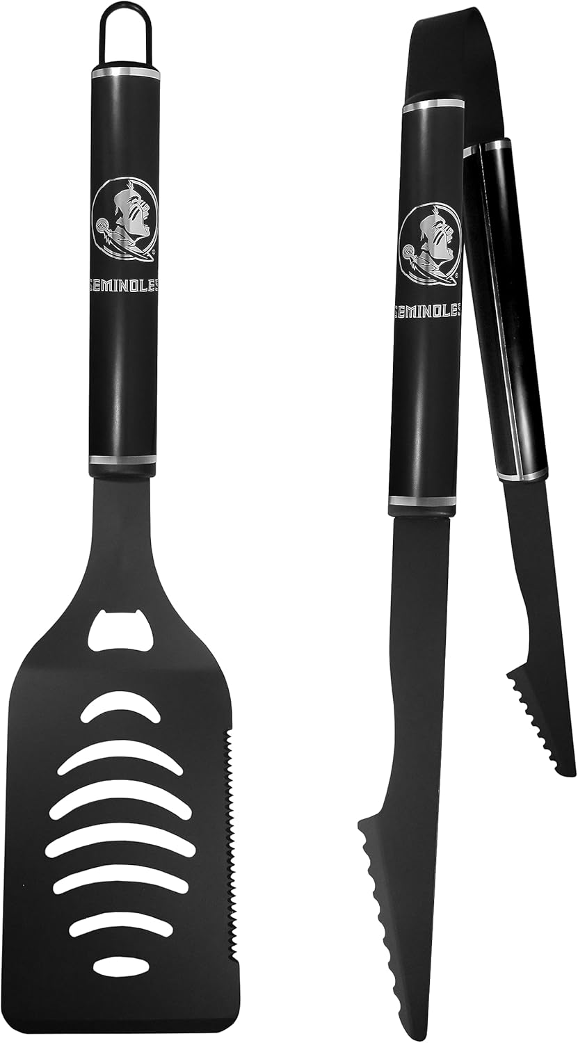 Siskiyou Sports NCAA Florida State Seminoles 2 pc Monochromatic Tailgate BBQ Set Team Colors, One Size