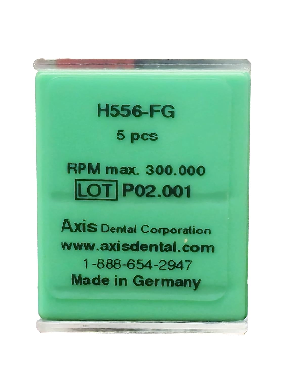 Axis Dental FG556-KC0 NTI FG #556 Straight Flat End Operative Carbide Burs 10/Pk
