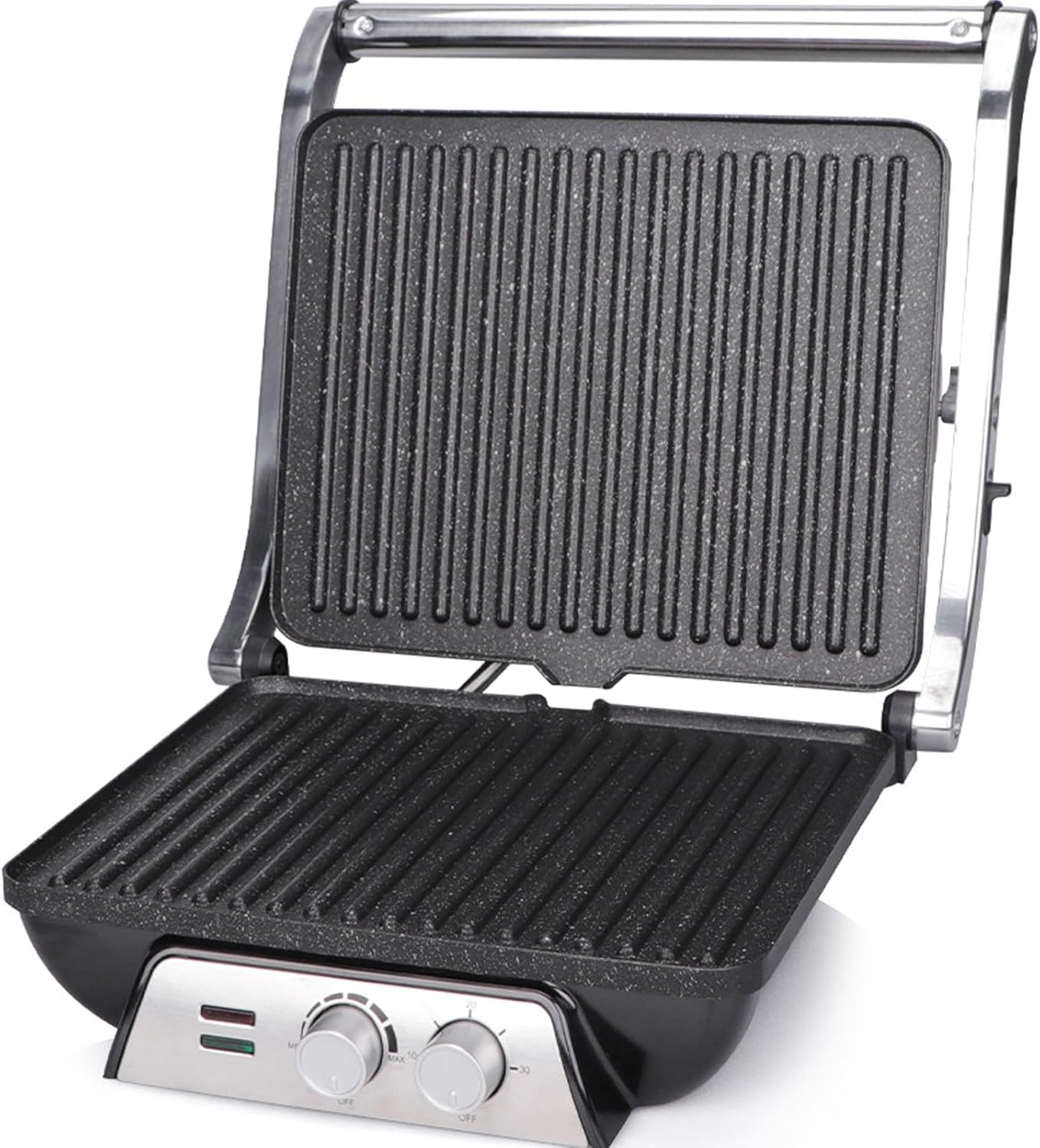 Sandwich Maker, Panini Press Sandwich Maker with Nonstick Surface Breakfast Electric Grill Easy to Clean, Indicator Light, for Breakfast Grilled Cheese Egg Bacon and Steak