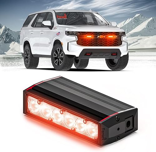 Feniex Industries - Familia de palos de luz Fusion-S (rojo, serie 100)