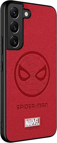 Miniatura 6 de IRON SPIDER Funda para Galaxy S22, con funda de piel para Samsung S22 con personaje de superhéroe, color rojo