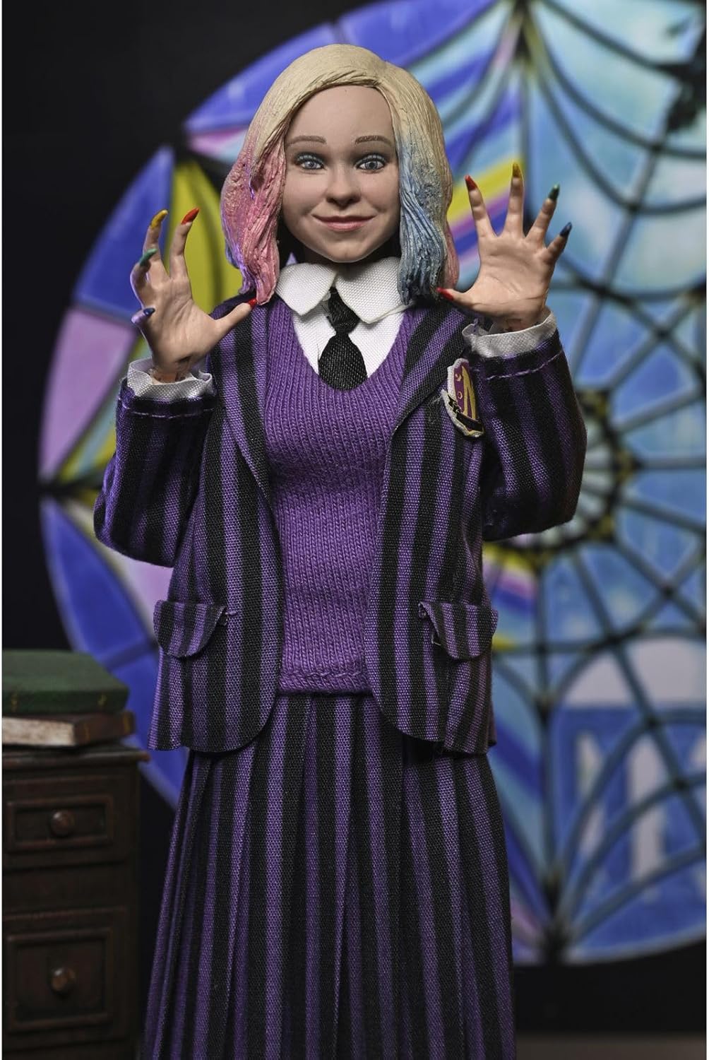 Wednesday - Wednesday Addams (Nevermore Uniform) and Enid 8" Clothed Action Figure 2-Pack