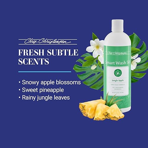 Miniatura 5 de Chris Christensen SmartWash 50 Jungle Apple Ultra Concentrated Dog Shampoo Makes up to 50 Bottles Groom Like a Professional Delightfully Fragranced