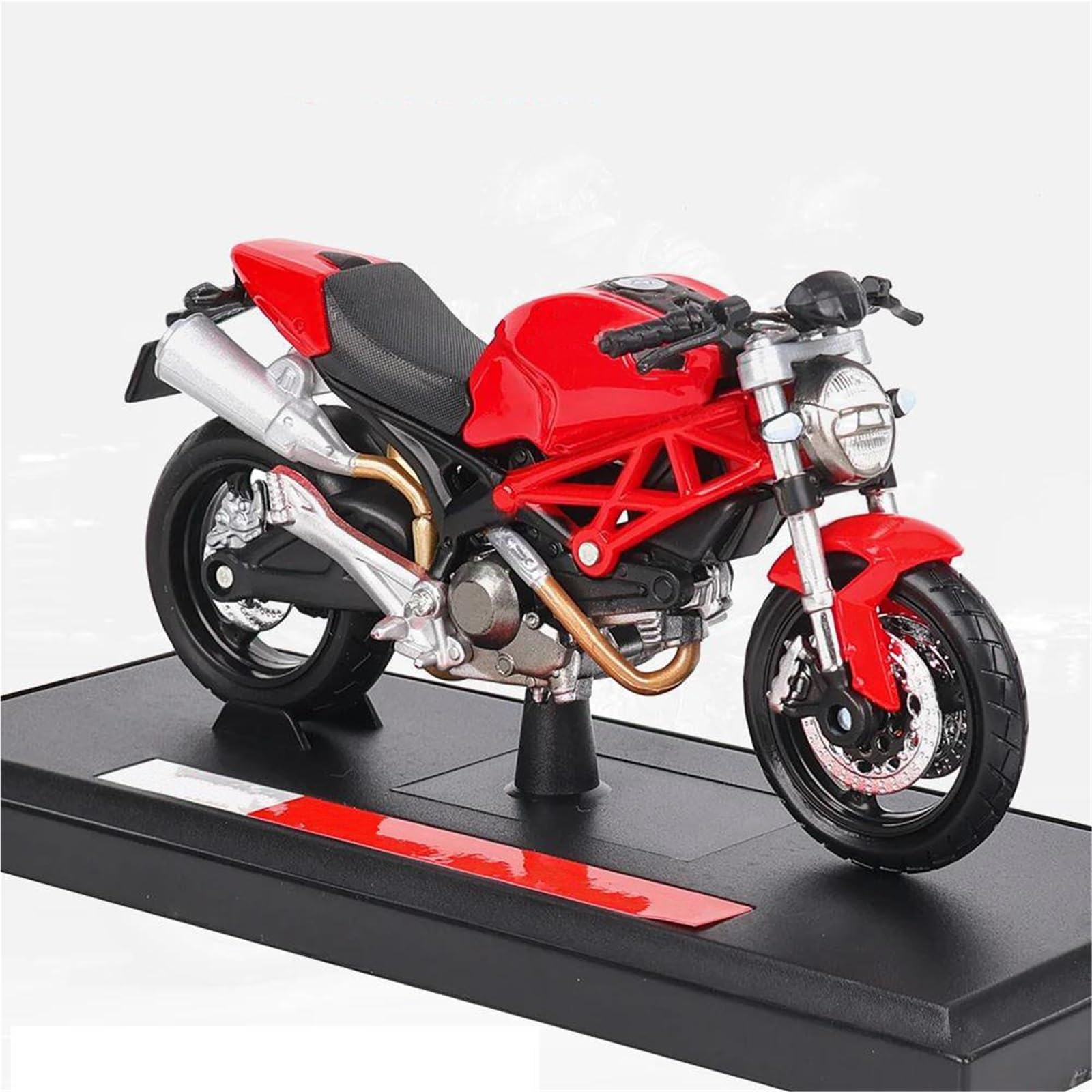 Modelo de Motocicleta Vehículos De Fundición A Presión para Motocicletas para Ducati Monster 696, Pasatiempos Coleccionables, Juguetes Modelo Motocicleta 1:18