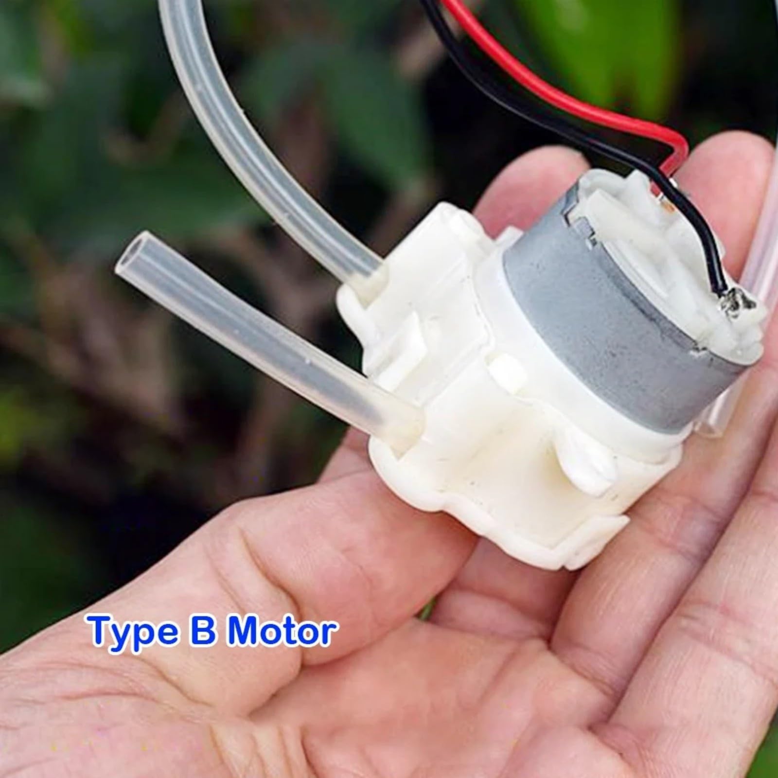 3/5/10 pezzi DC 5/6V 500 Motore riduttore Pompa dosatrice Micro peristaltica Spazzola in metallo prezioso Acqua liquida Parte di riparazione(10PCS,Type B Punmp With cable)