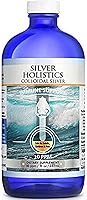 Vista 1 de Plata Coloidal Líquida Botella de vidrio de 8 oz de Silver Holistics