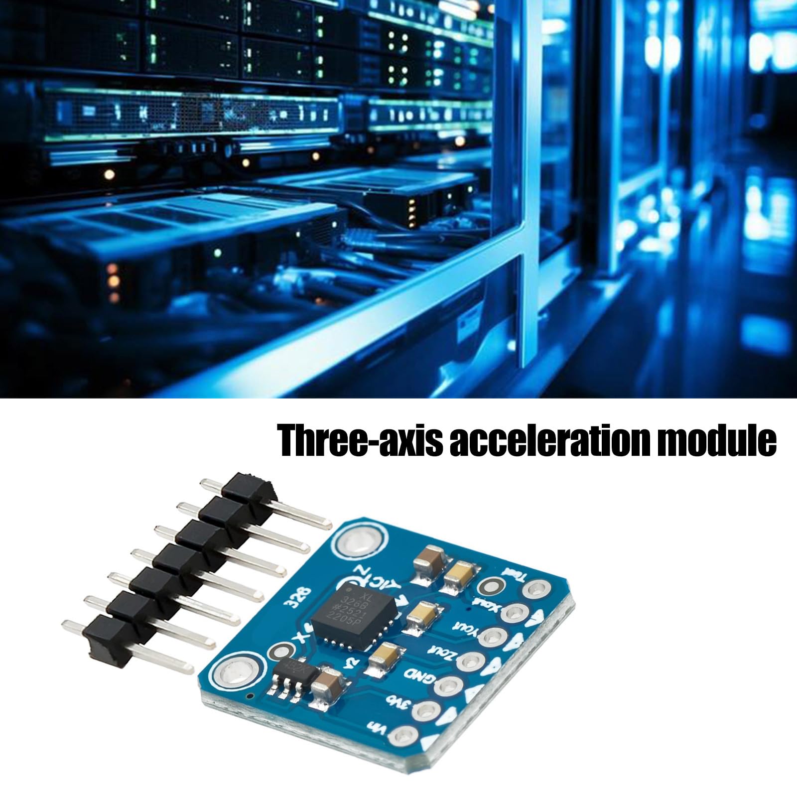ADXL326 5 V Dreiwellen-Beschleunigungsmesser, Modul-Regler, 3,3 V, Beschleunigungsmesser, sensorische Entwicklung, vollständige Montage, sensorische Robotik-Navigation