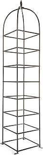 H Potter Trellis Large Obelisk for Climbing Garden Plants Weather Resistant Iron and Metal Vertical Yard Art