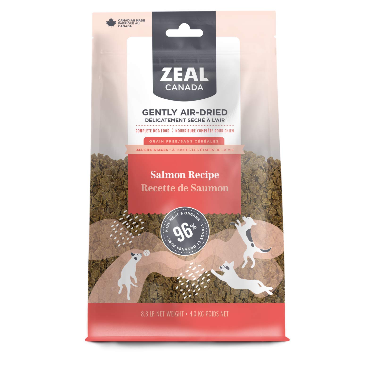 Zeal Air Dried Salmon Recipe Dry Dog Food - 8.8lb