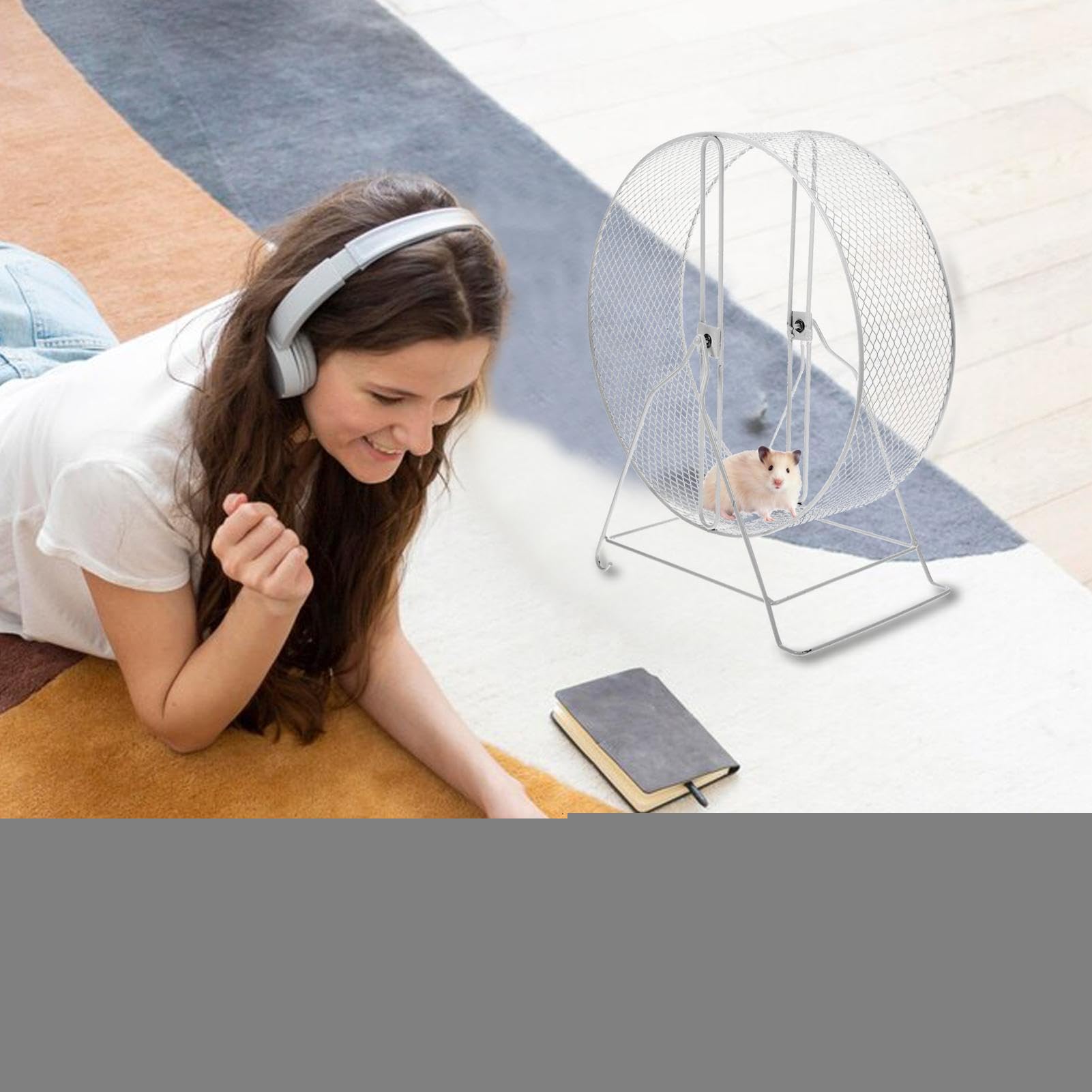 Ruota silenziosa per criceti, rotelle silenziose per criceti, rotelle per | criceti, topi, gerbilli