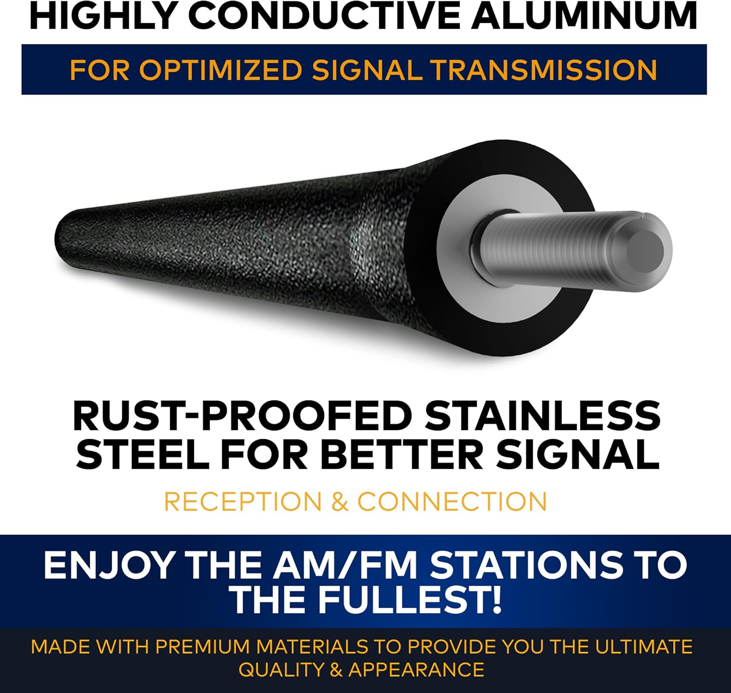 Antenna Mast for Dodge RAM (2009-2026) - Black 6.5 Inch Highly Durable Premium Truck Antenna Mast - Car Wash-Proof HD Radio Antenna Replacement for FM AM - Accessories for Dodge RAM for Men & Women