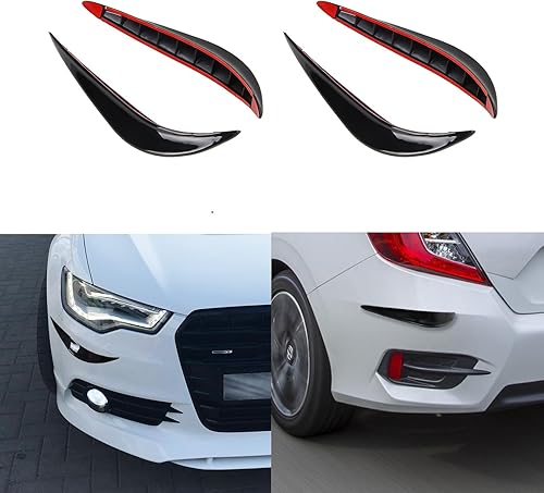 Miniatura 4 de Xotic Tech Protector de borde de esquina para parachoques para todos los autos, SUV, camiones (negro) - 2 unidades