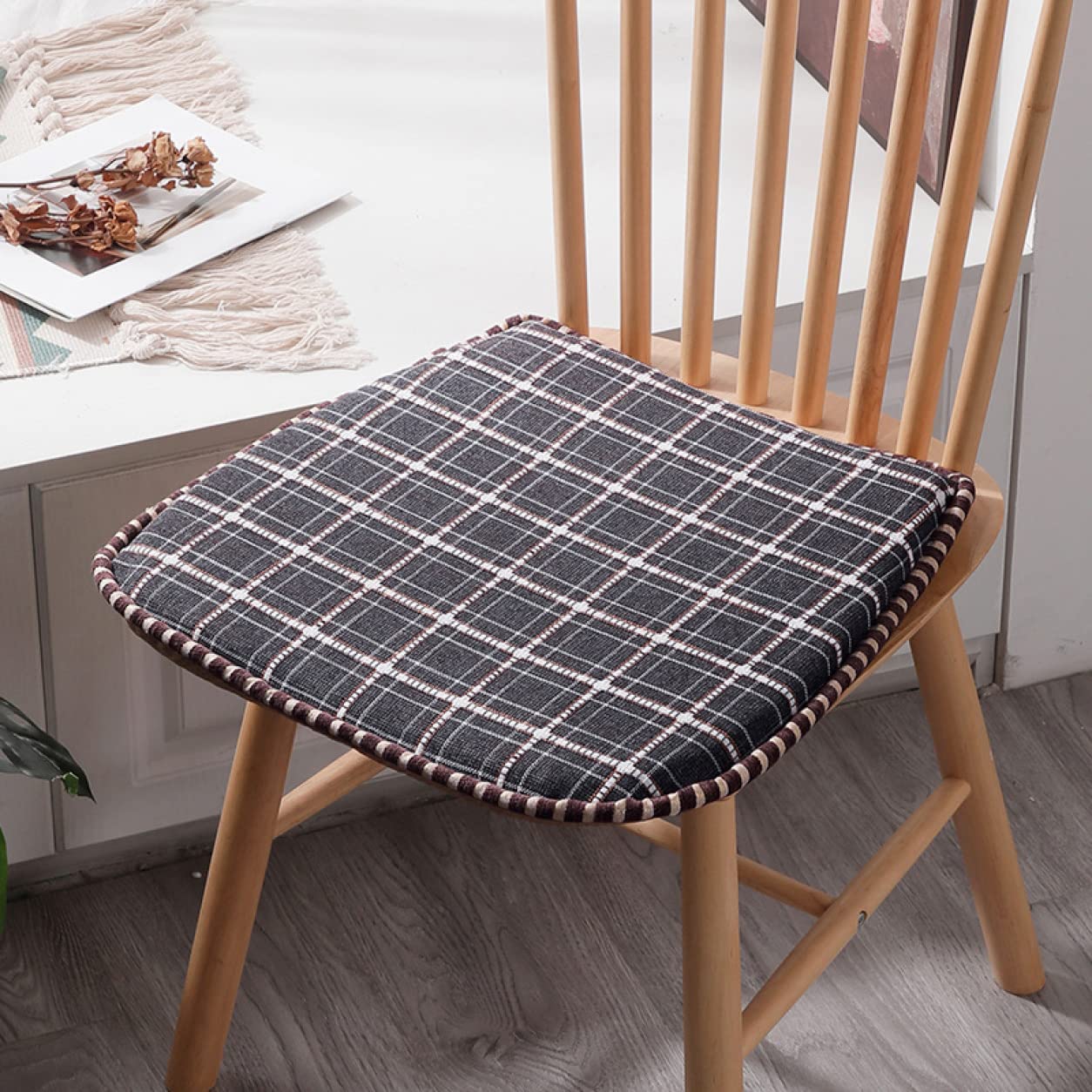 Amazon.co.jp: mongdodo 2枚/4枚 チェア クッション 椅子