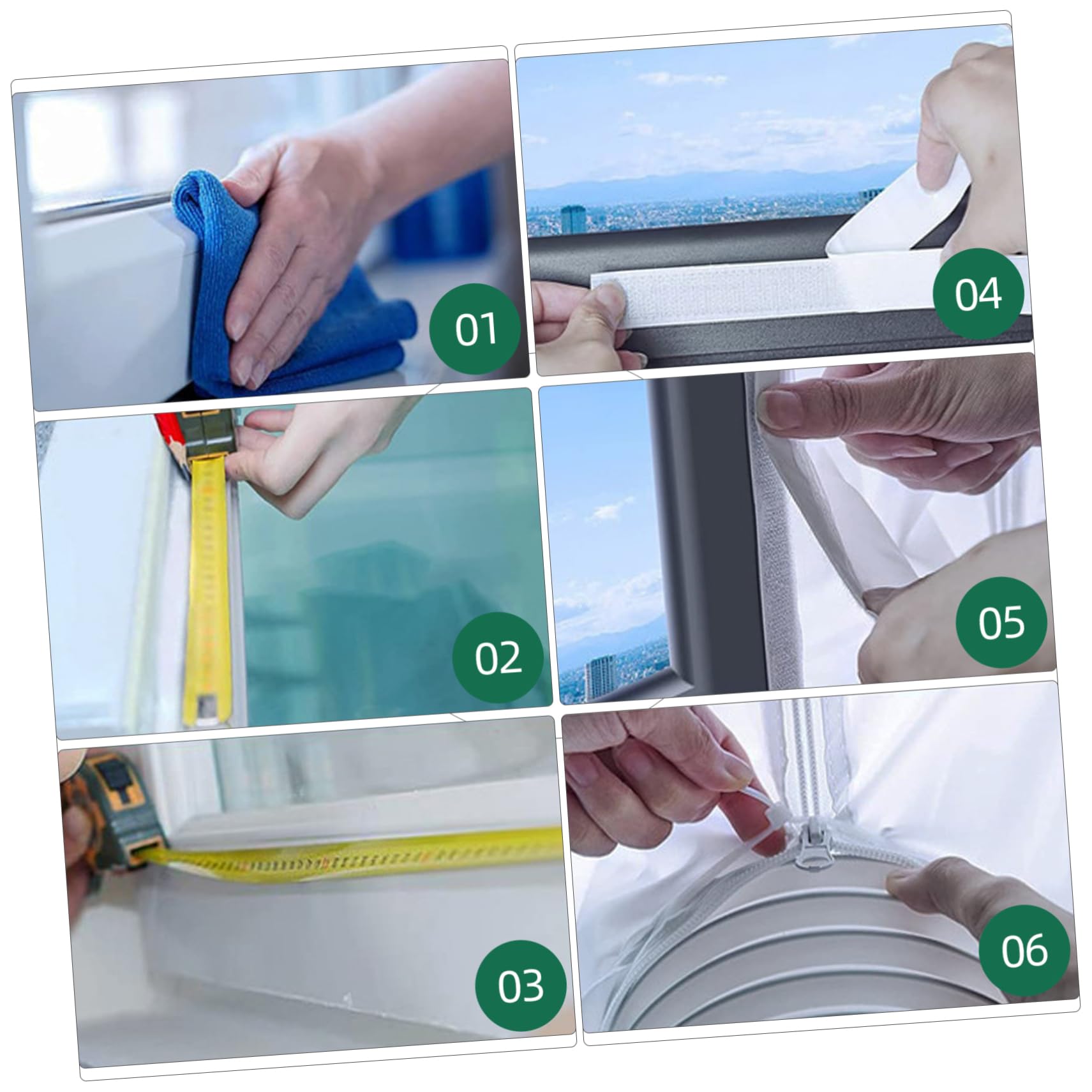 jojofuny 2pezzi Sealing Per Condizionatore Aria Protezione Da Perdite Aria e Danni Da Pioggia Per Porte Di Casa e Ufficio