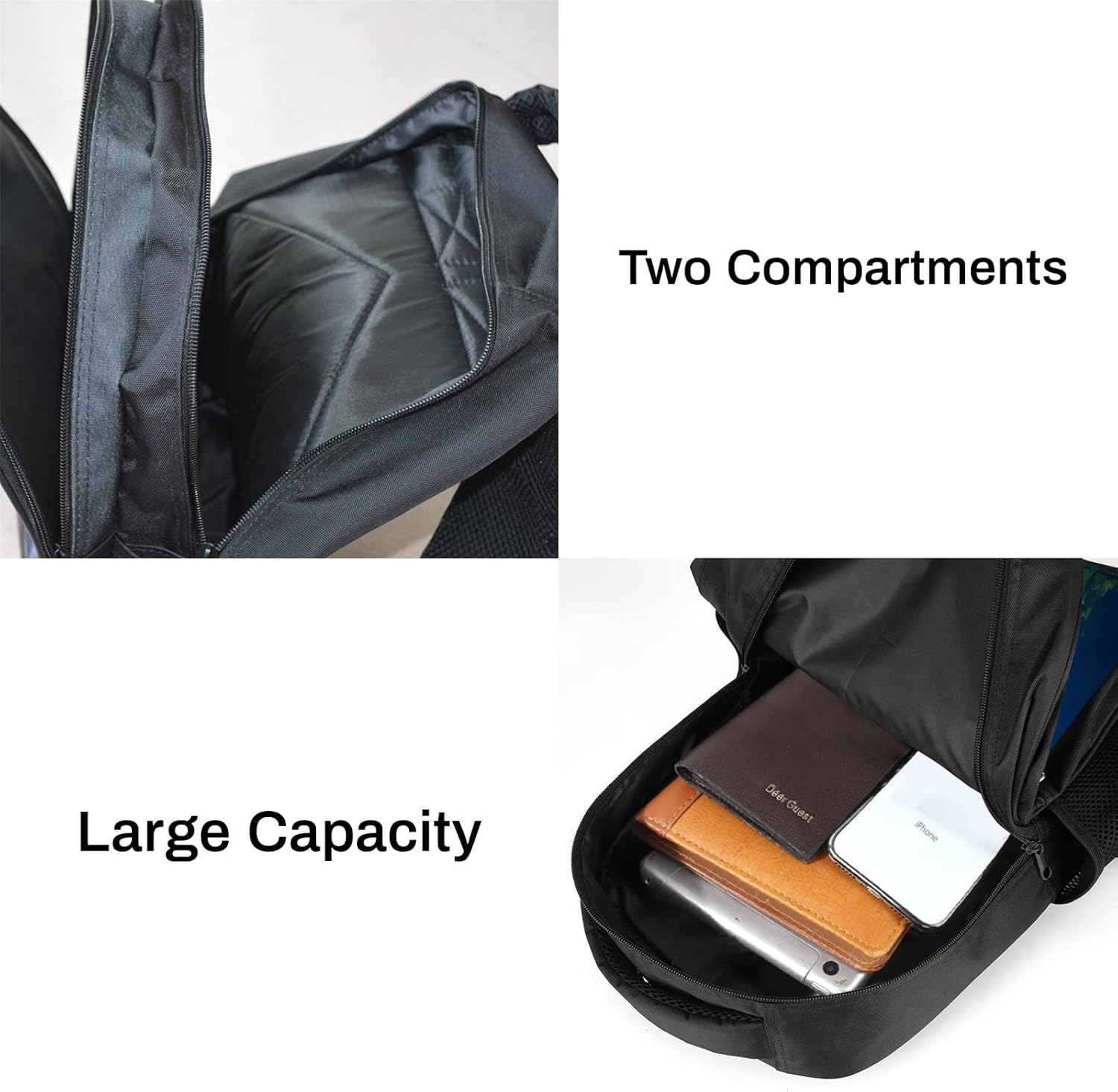 SARA NELL Kids Whale Backpack Orcas Killer Whale in Galaxy Moon Light School Bookbag for Boys Girls, Kindergarten Elementary School Backpack, Premium Book Bag with 2 Main Compartment, 15.7 Inches