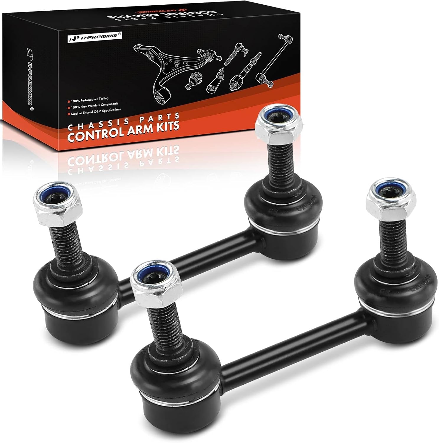 A-Premium 2 x Rear Sway Bar Links Stabilizer Bar Links, Compatible with Jeep Grand Cherokee 2012-2021 & Dodge Durango 2011-2022