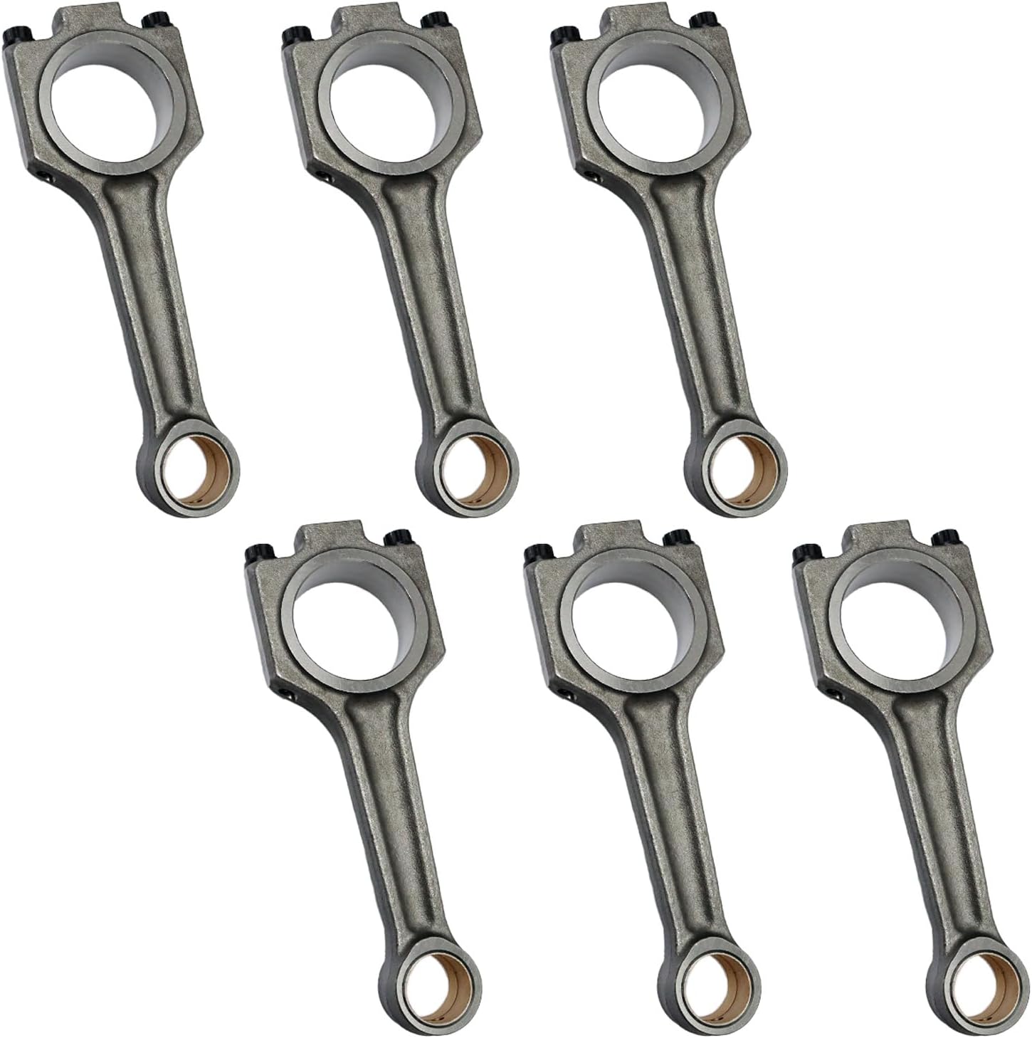 6-pcs Connecting Rod 3079629 3073522 3899450 Fits for Mitsubishi M11 QSM11 ISM11 MTA11 Engine