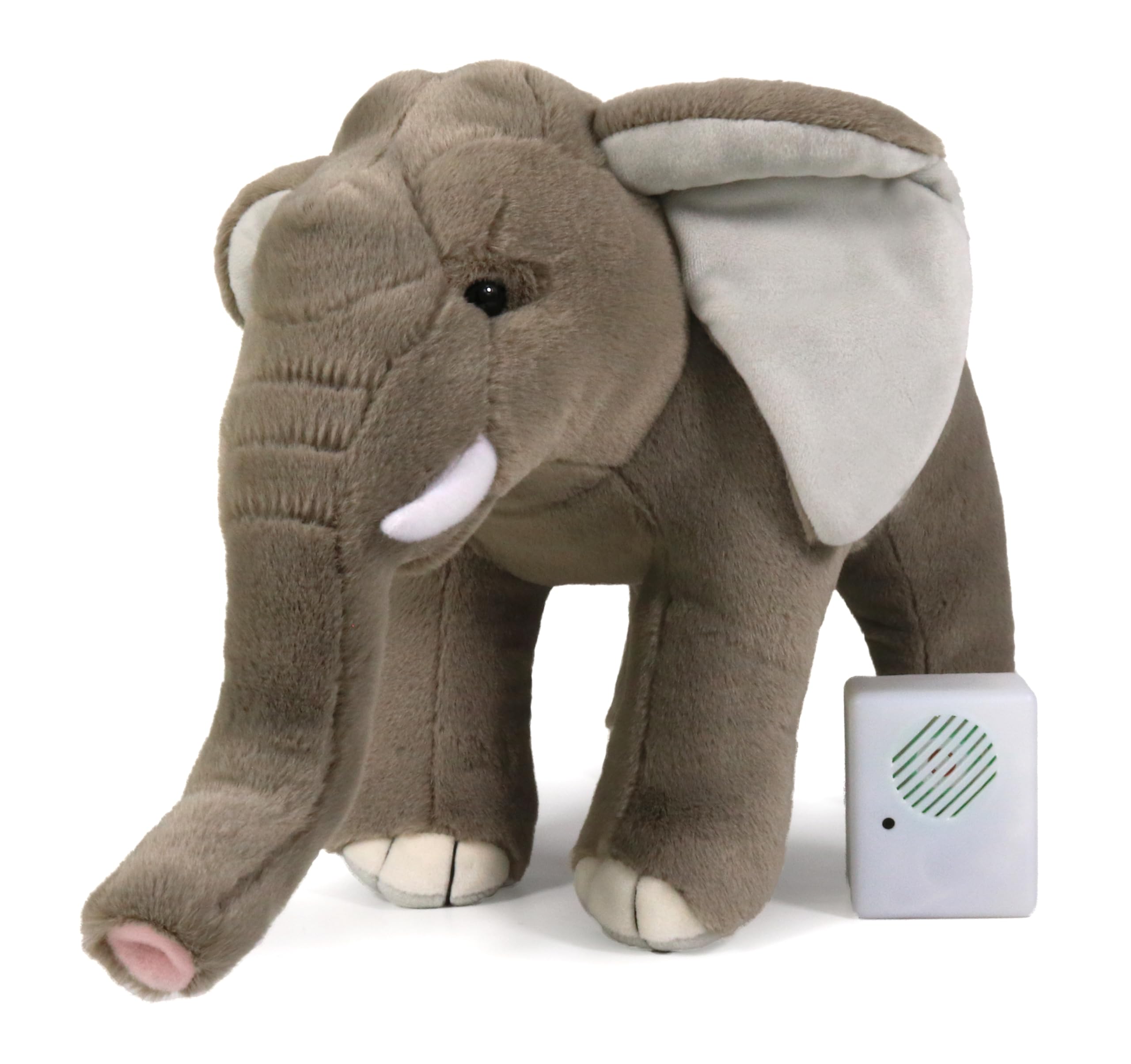 Ice King Bear Sound Elephant Stuffed Animals Plush Toy 14 Inches (Trumpeting)