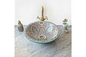 Handmade Kitchen Ceramic Decor Basin Sink