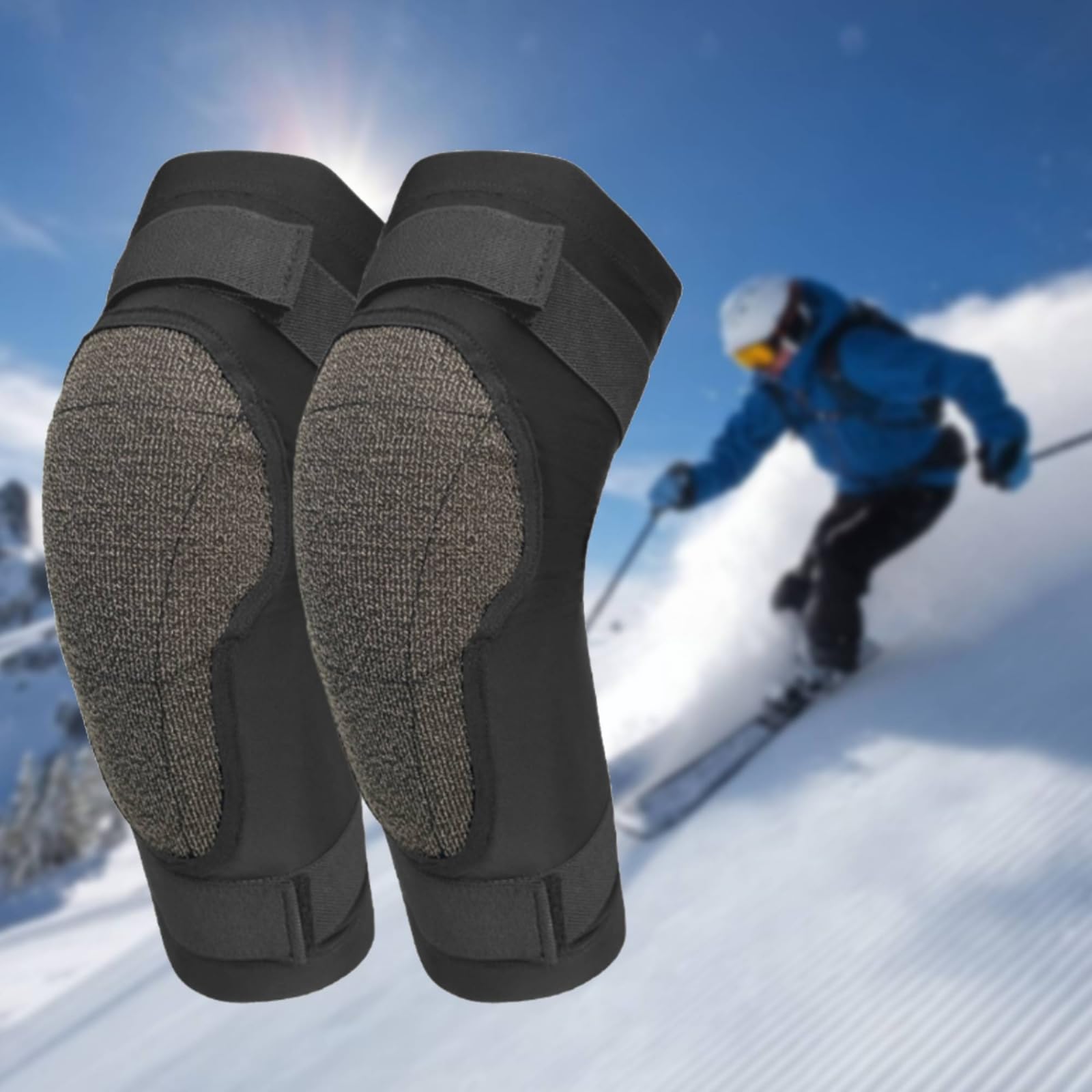Rodilleras Esquí Antimpacto Rodilleras con Espuma EVA Ligero Procciones para Snowboarrs