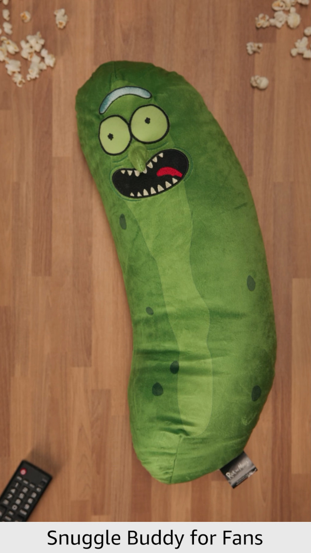 Peluche De Pickle Rick De 32cm – Figura De Peluche Suave De Rick Y Morty, Regalo Oficial Para Fans