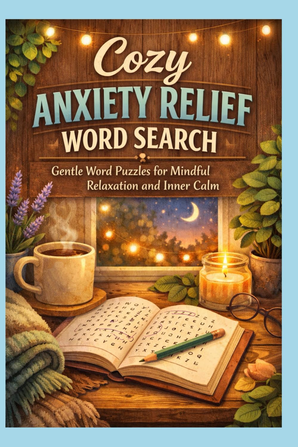 Cozy Anxiety Relief Word Search: Gentle Word Puzzles for Mindful Relaxation and Inner Calm