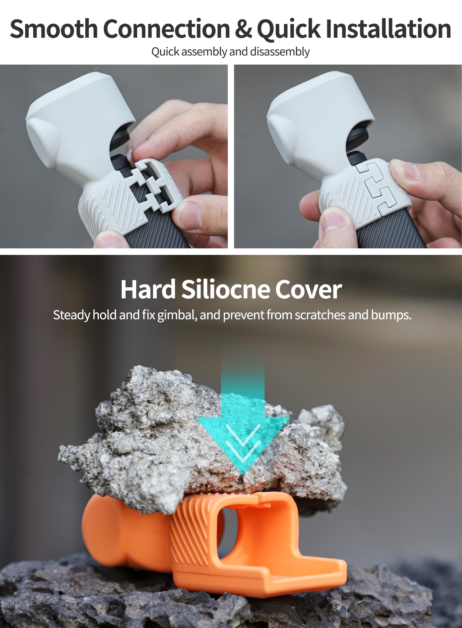 Camera Screen Cover Case Compatible for DJI Pocket 3, Camera Lens Hood Protective Gimbal Cam Lens Cap Sunshade Case Protector Handheld Camera Lens Cover Guard Replacement (Red)