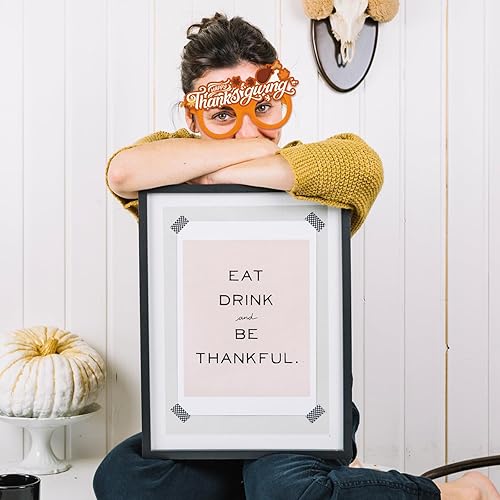 Miniatura 8 de POPLAY 24 anteojos de papel de pavo, gafas de Acción de Gracias, gafas de papel divertidas para niños y adultos, regalos de fiesta de Acción de