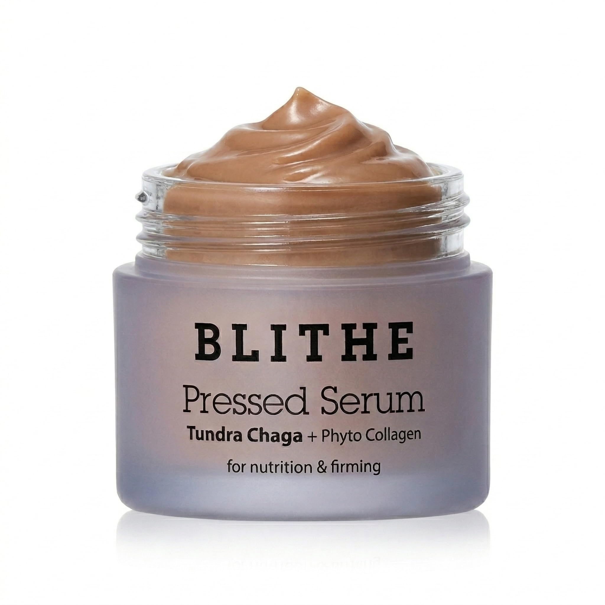 BLITHE Pressed Serum Tundra Chaga | Korean Moisturizer | Anti Aging & Skin Tightening Cream for Face | Night Cream For Woman Anti Aging, 0.91 fl oz
