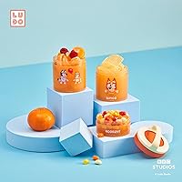 Vista 21 de Whiskware Disney Princess and the Frog, Stackable Snack Containers for Kids, 3 Stackable Snack Cups for School or Travel, Formula and Cupholder Tiana