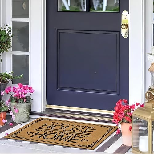 Miniatura 4 de Tapetes finos para puerta interior, no es una casa de puta, es un hogar de puta, divertidos tapetes para entrada al aire libre y hogar, 30 x 18