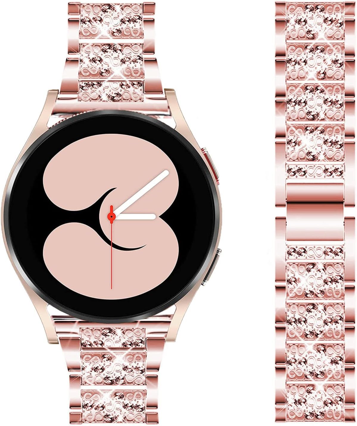 LXURY Bling Armband Rosengold - Ersatzarmband Kompatibel Mit Fossil Riley