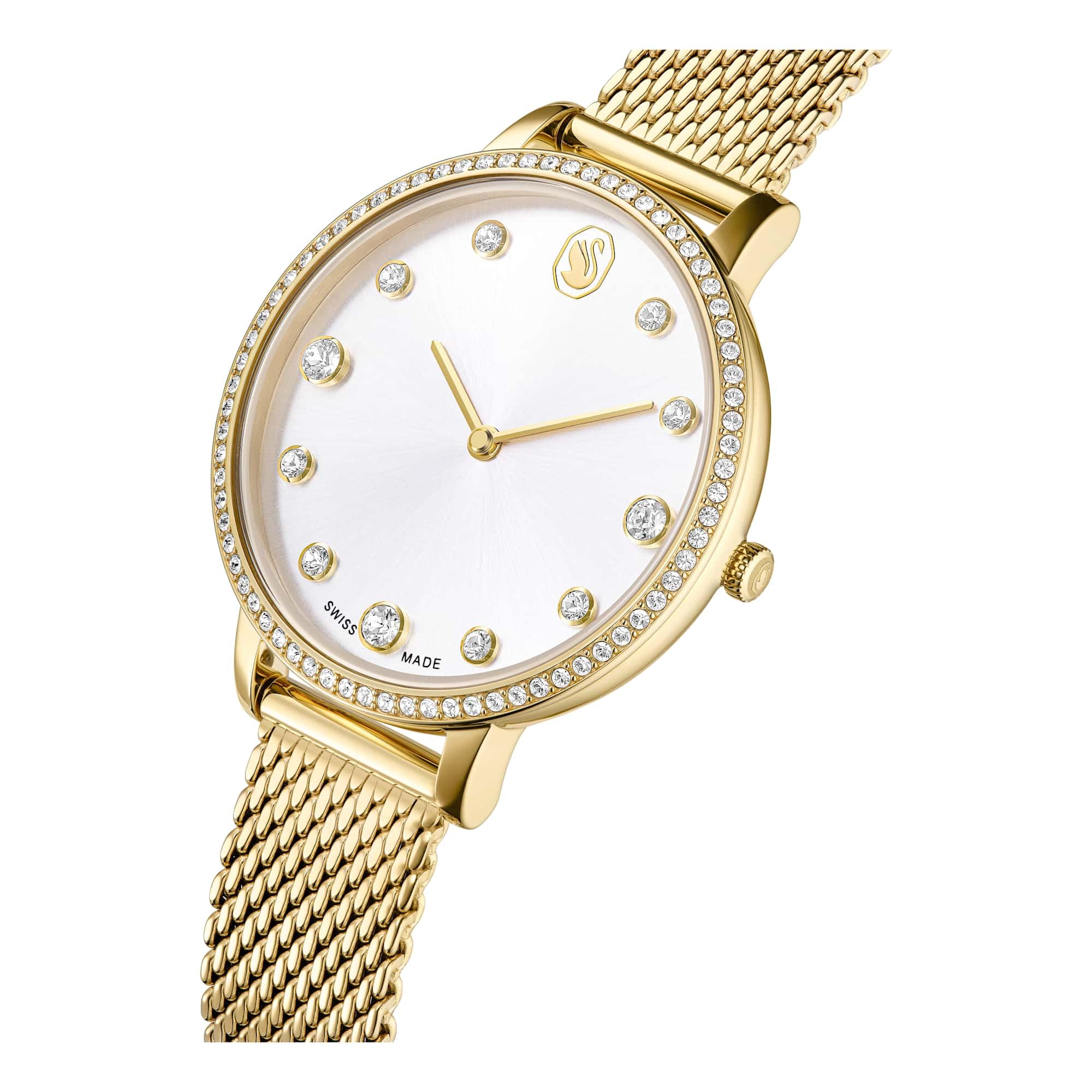Swarovski Clarica Collezione Orologio, Swiss Made, Bracciale in metallo