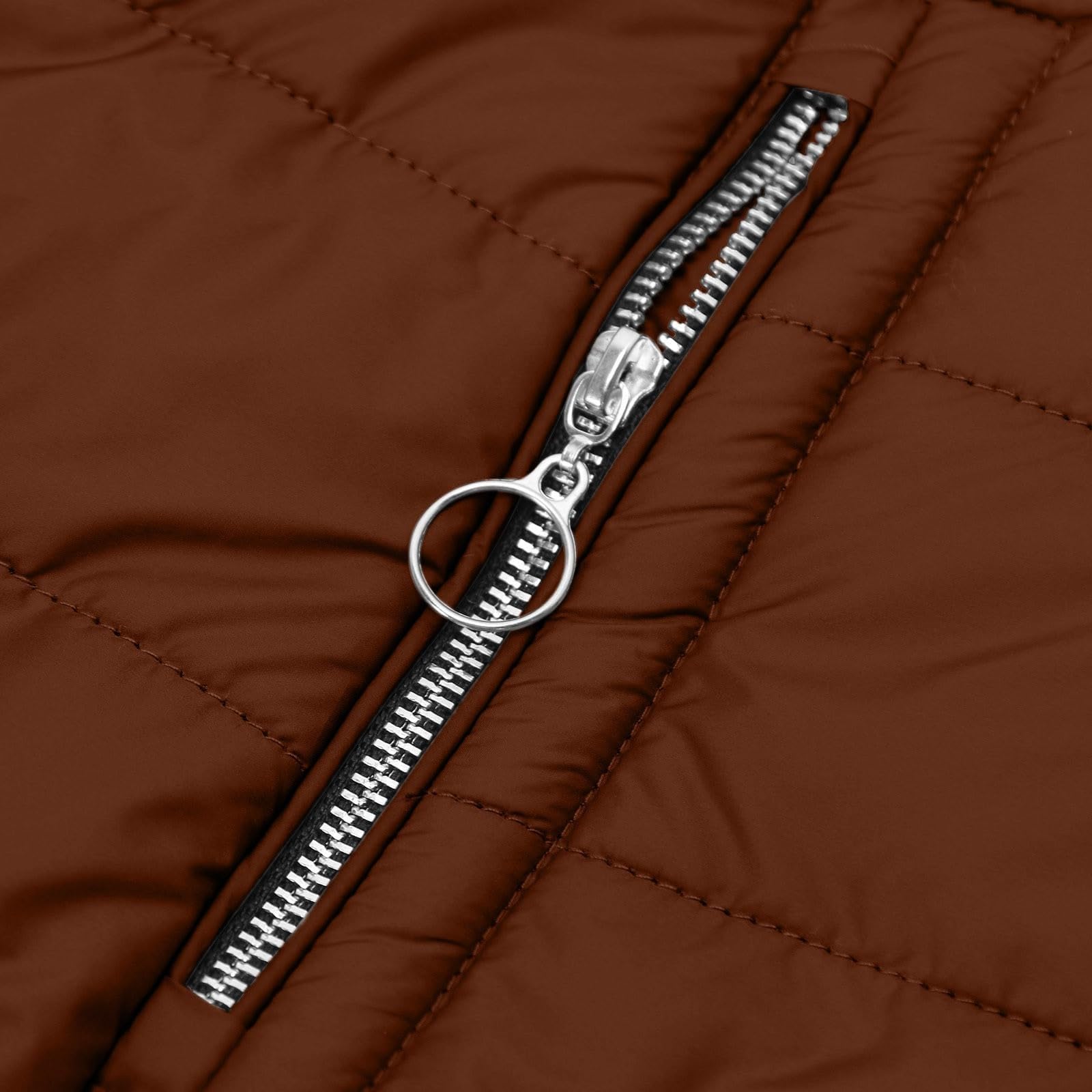 Cocila Giacche Trapuntate per Donna Lunghe E Spesse Foderate in Pile Cappotti Invernali con Cappuccio Cerniera Pelliccia Giacche Invernali Donna Taglie Forti Trench Invernale Smanicato