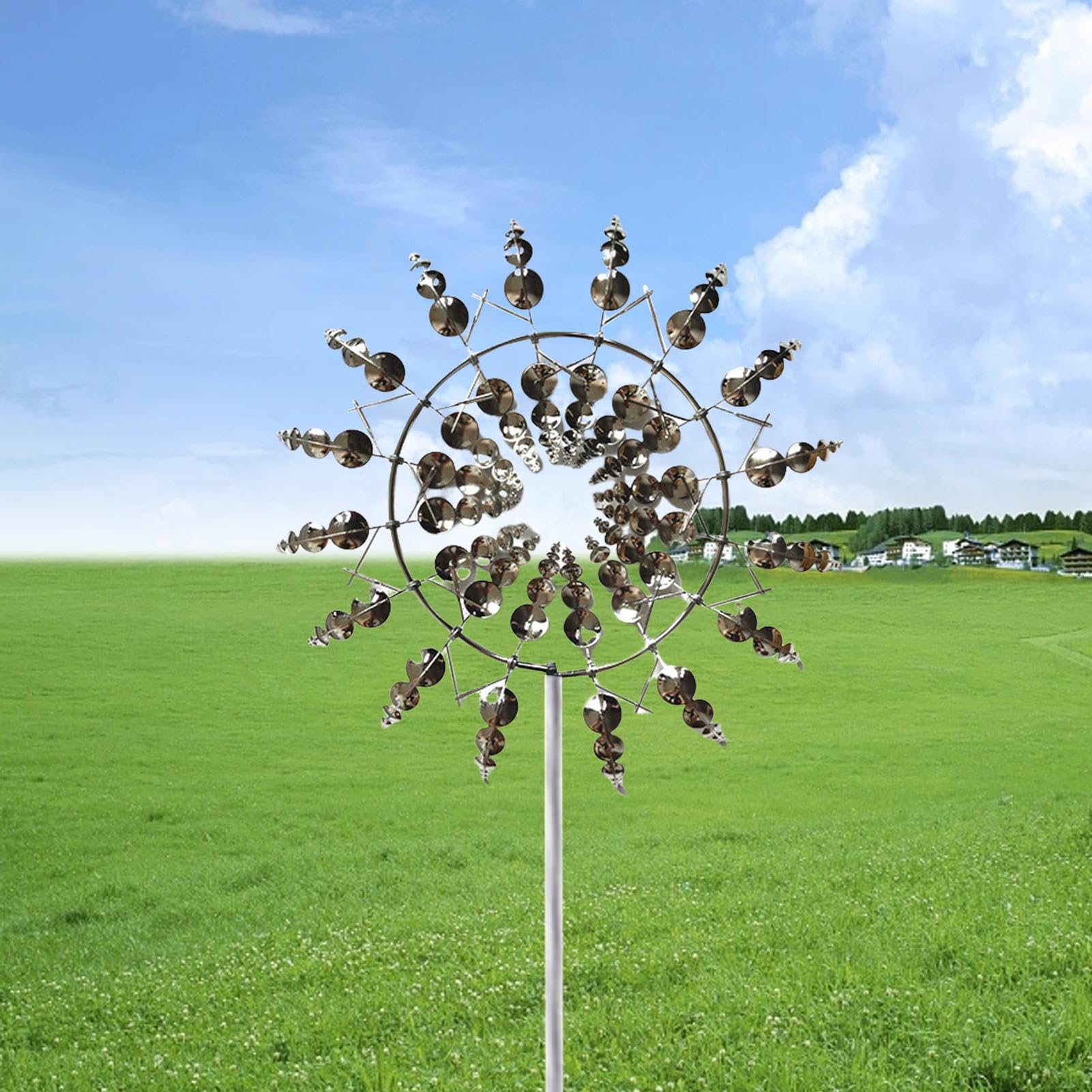 3D Windspinner Voor In De Tuin, Terras Of Gazon (veelkleurig