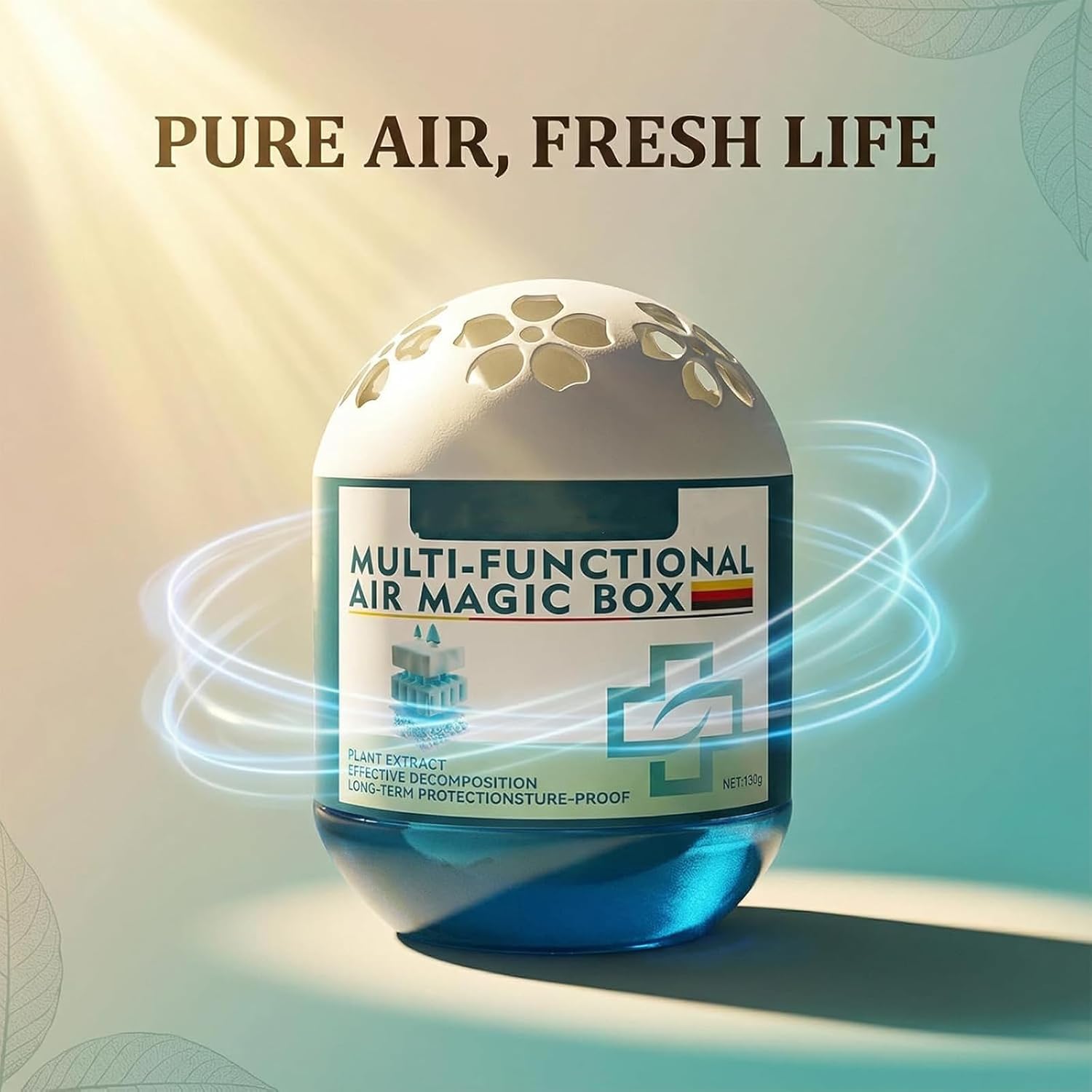 Indoor Air Purification Dust Removal Magic Box, Multi-Functional Air Magic Box, Plant Extract Air Freshener, Automatic Dust Absorber for Bedroom, Closet, Office, Pet Areas (3pcs)