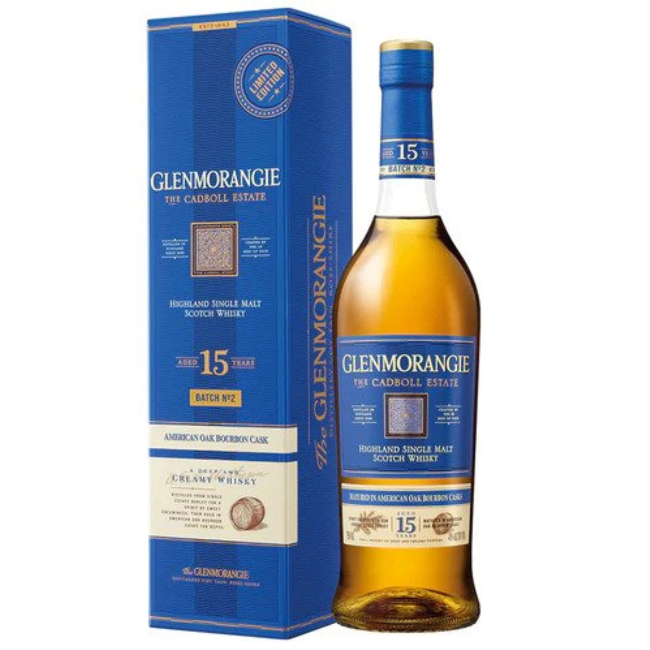 ウイスキー Glenmorangie 15 Year Old Limited Edition Glenmorangie 15 Year Old Batch Number 2 - Limited Edition : Amazon