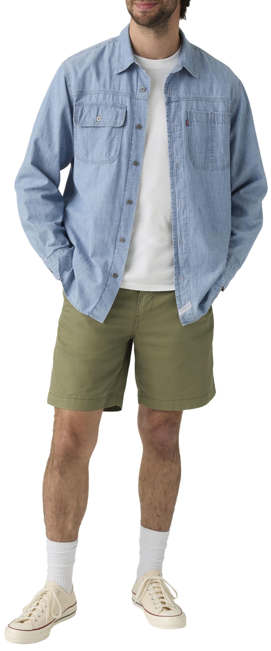 Levi'S Xx Authentic Relaxed Fit Chino Shorts - Green