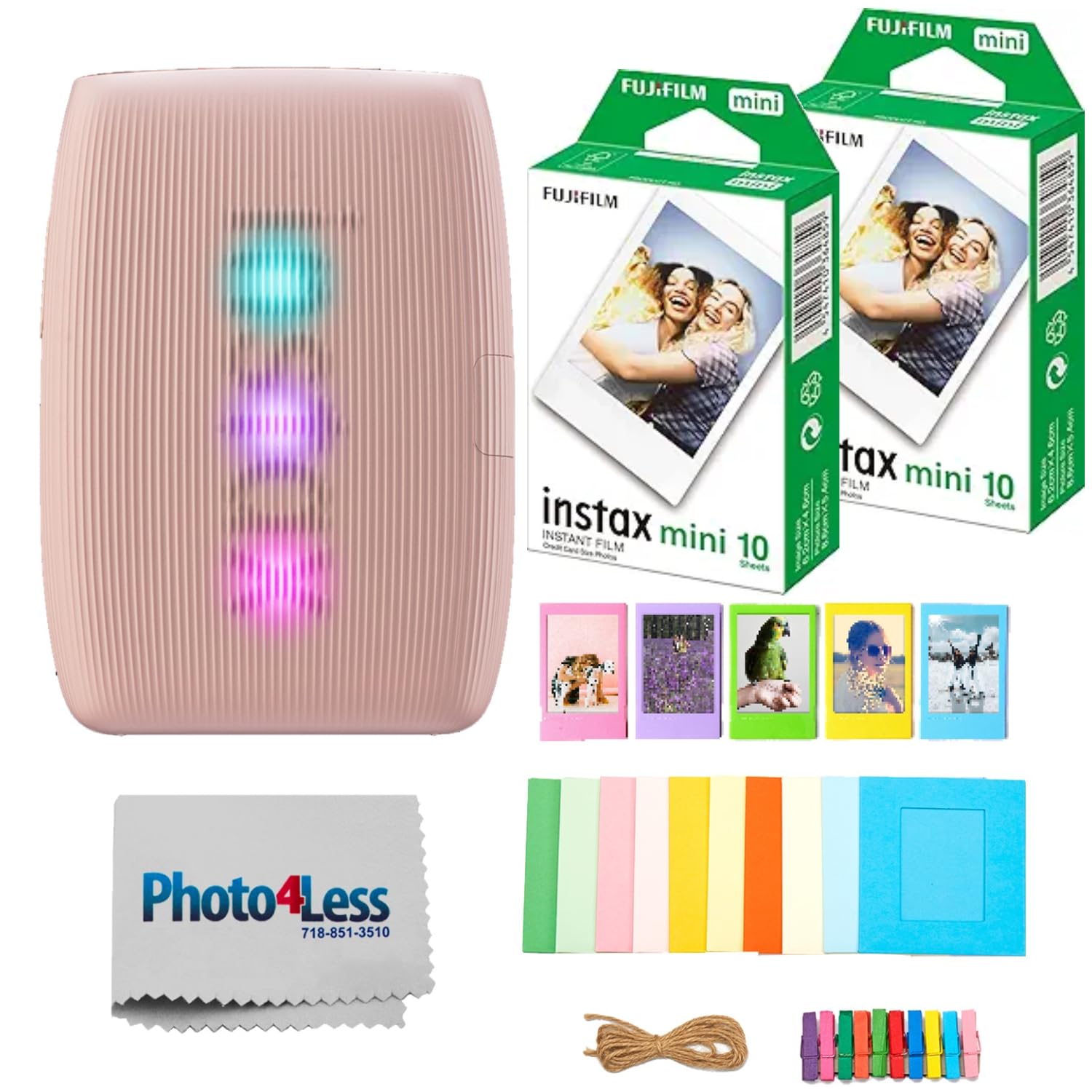 Amazon.com: FUJIFILM INSTAX Mini Link 3 Smartphone Printer Bundle
