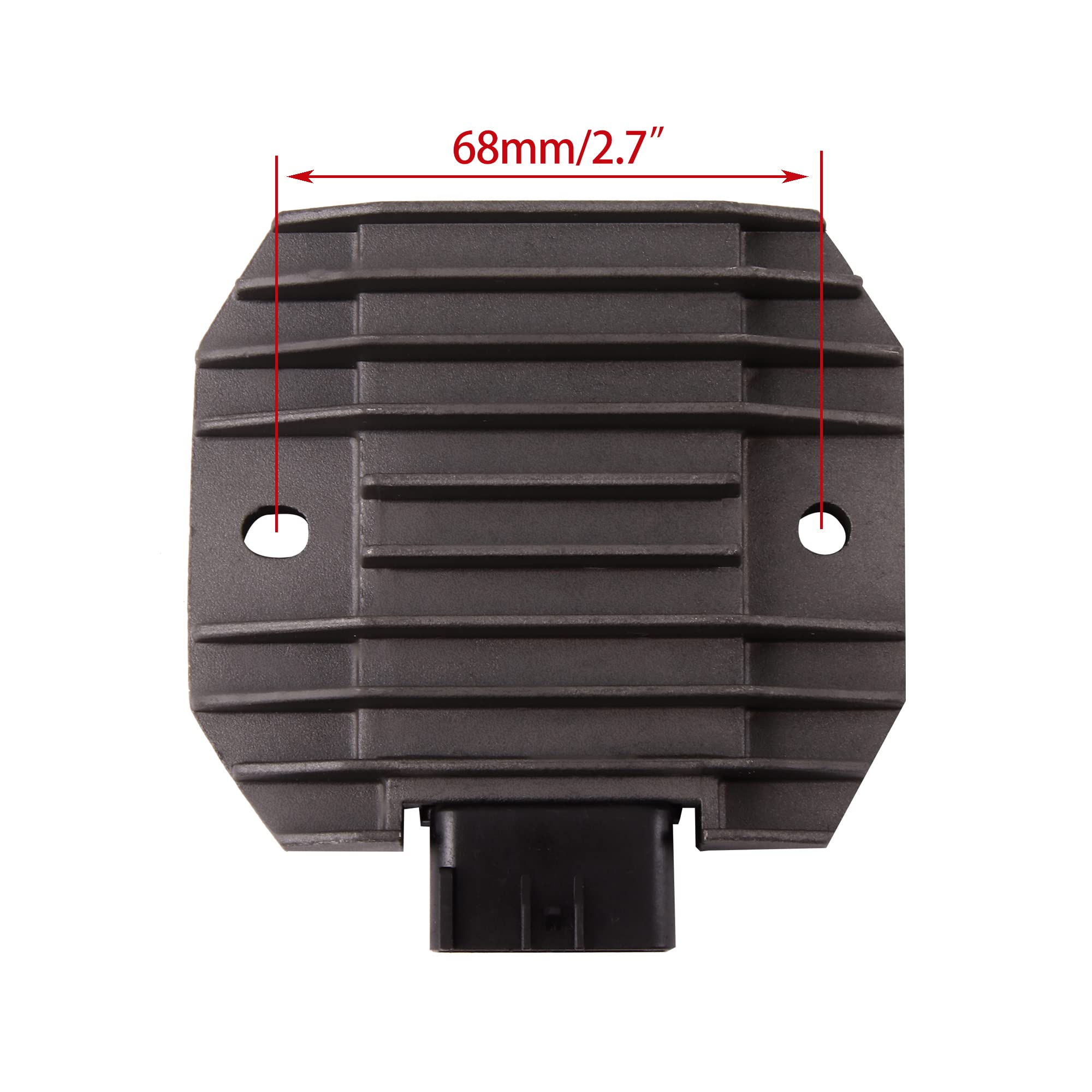 WOOSTAR Regolatore Di Tensione Raddrizzatore Sostituzione Per XVS1100 V-Star Custom 2000-2009 XVS1100 V-Star 1999-2002 YZF R6 2006-2012 Grizzly 600 YFM600 1999-2008 Kodiak 450 YFM450 Rhino 450