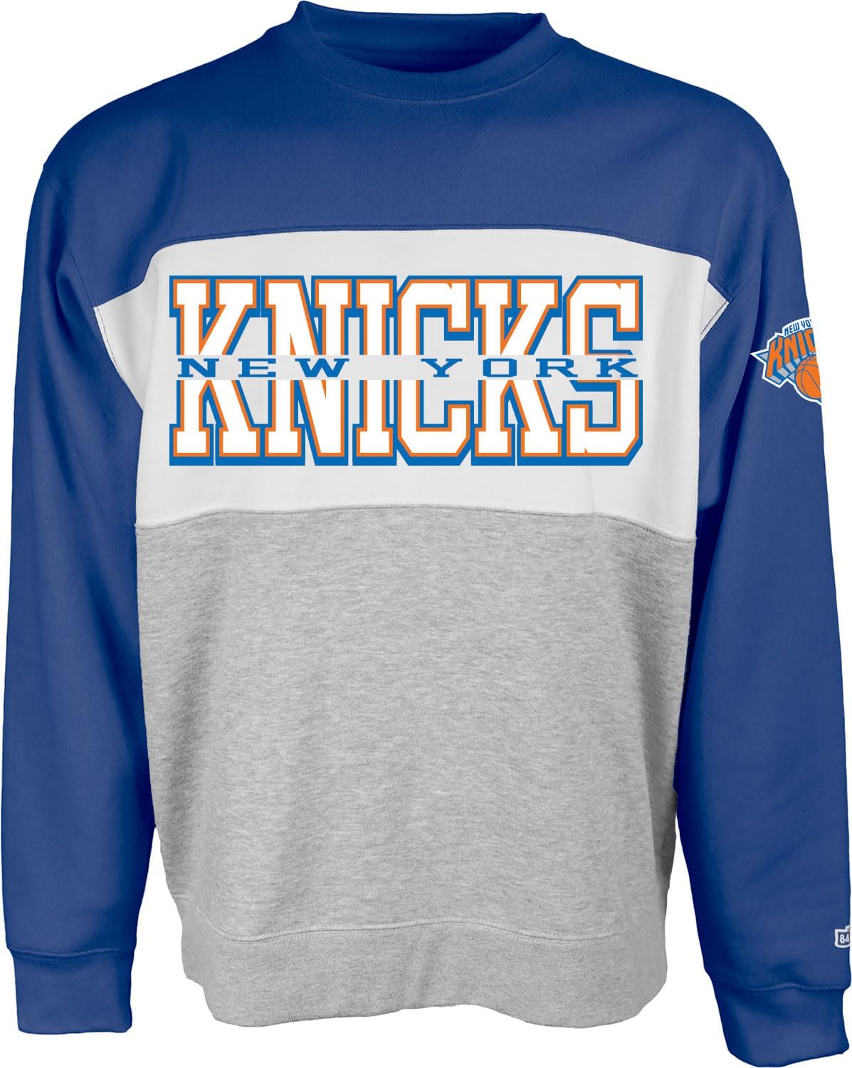 Blue 84 NBA Officially Licensed Colorblock Crewneck Sweatshirt