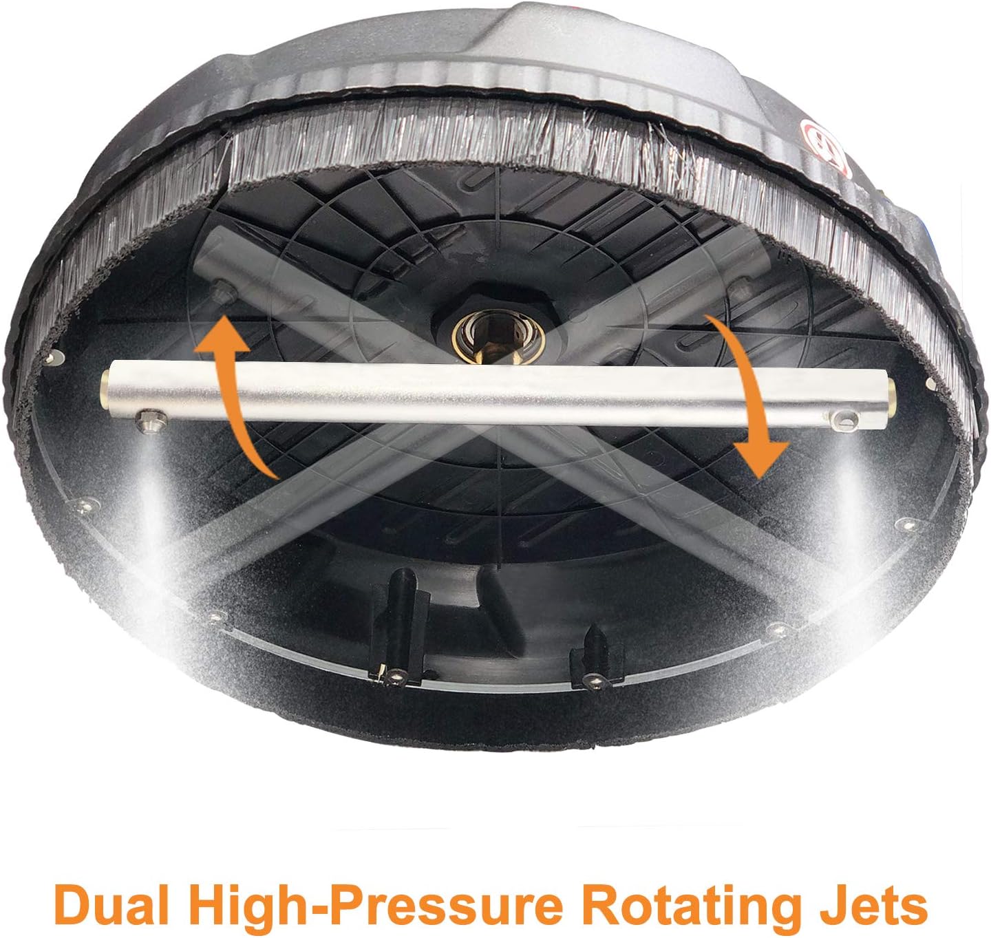 Authеntіс Crаzу Dеаlѕ AgiiMan Pressure Washer Surface Cleaner - 15'' Pressure Washer Attachment, 4000 PSI Power Washer Surface Cleaning Tools with 2 Extension Wand, Copper