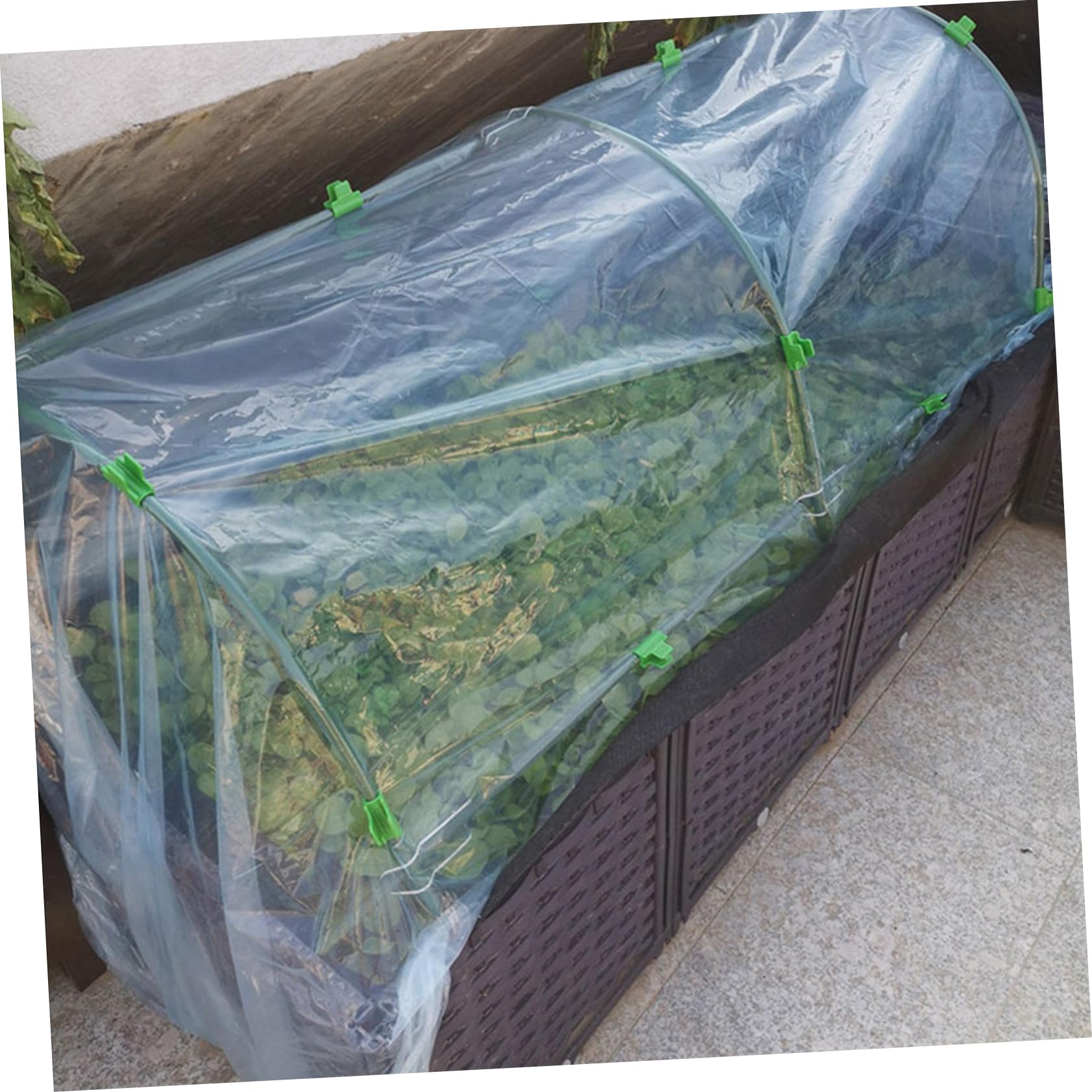 Toddmomy Cubierta para Invernadero De Flores Invernadero para Plantas Transparente Refugio para Flores De Jardín Mantener Caliente Cubierta Protectora para Plantas De Exterior