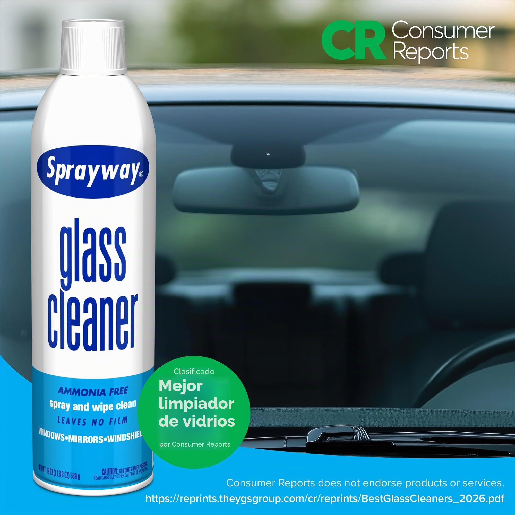 Sprayway limpiador de cristal
