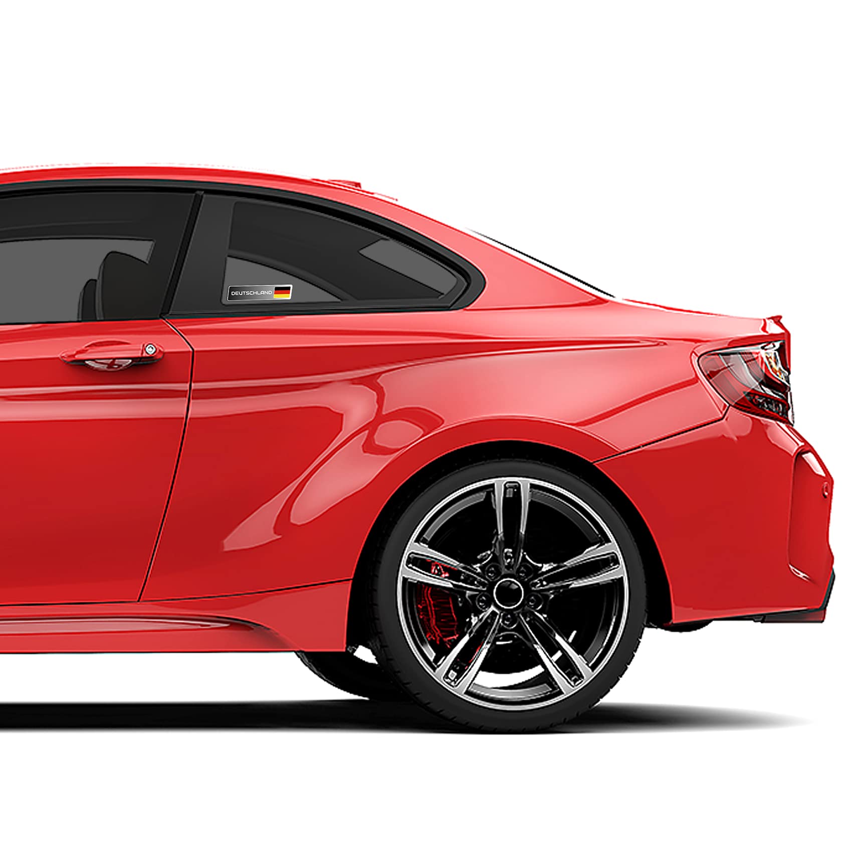 XPEX Deutschland Flagge Aufkleber - 2 Paar 3D Sticker Für Auto & Motorrad